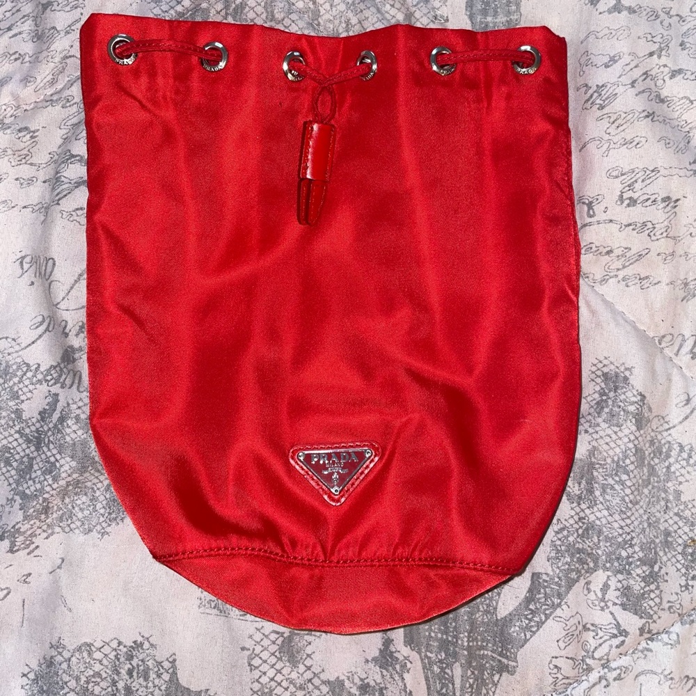 Red Prada pouch